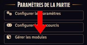 Gérer les Modules