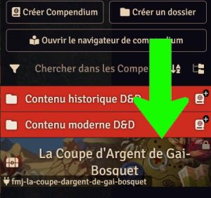 Liste des compendiums