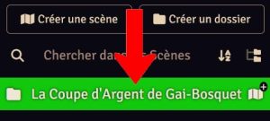 Liste des scenes
